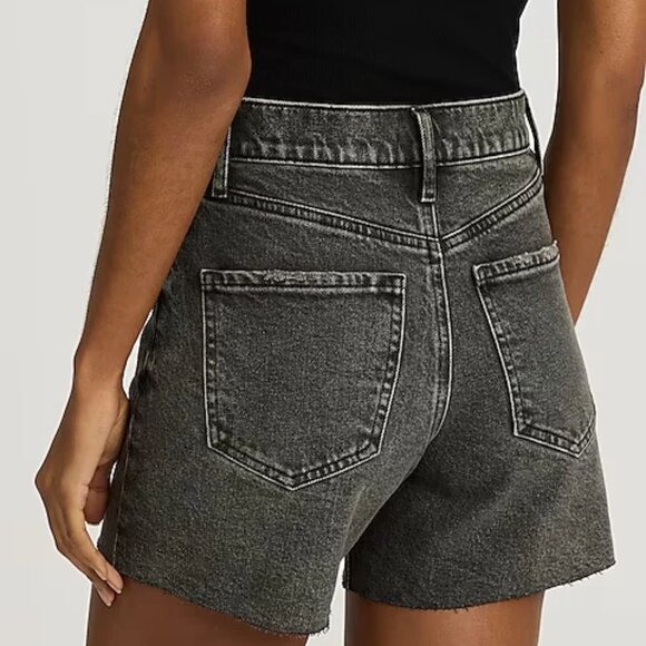 Express Black Denim Jeans Shorts - Picture 6 of 6